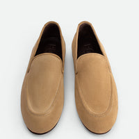 Debbie Brown Crust Leather Loafers - Top View - POEVE Collection