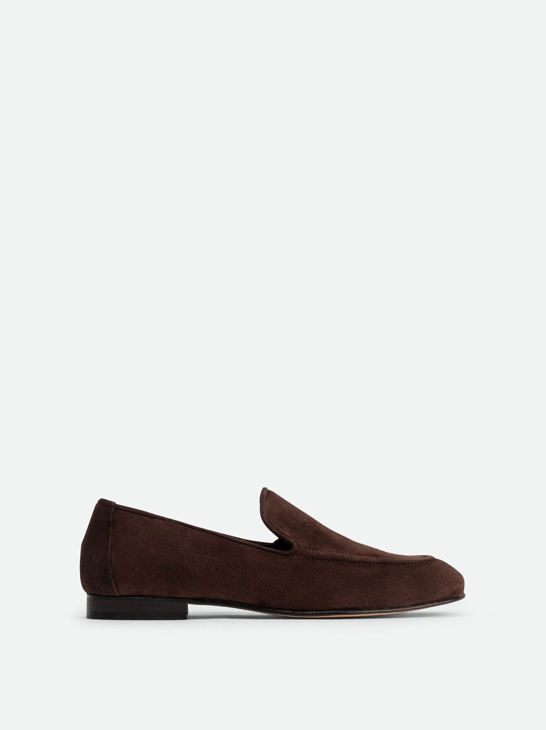 Debbie Brown Crust Leather Loafers - Side View - POEVE Collection