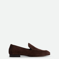 Debbie Brown Crust Leather Loafers - Side View - POEVE Collection