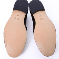 Oscar Brown Leather Penny Loafers - Sole View - POEVE Collection